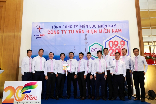 KỶ NIỆM 20 NĂM THÀNH LẬP CÔNG TY TƯ VẤN ĐIỆN MIỀN NAM