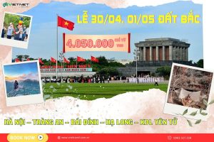 HÀ NỘI – TRÀNG AN – BÁI ĐÍNH – HẠ LONG – KDL YÊN TỬ