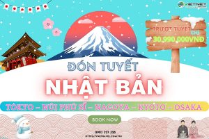 DU LỊCH NHẬT BẢN: TOKYO – NÚI PHÚ SĨ – NAGOYA – KYOTO – OSAKA