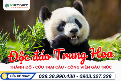 DU LỊCH TRUNG QUỐC 2026: THÀNH ĐÔ - CỬU TRẠI CÂU - CÔNG VIÊN GẤU TRÚC 6N5Đ