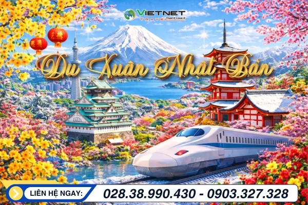 DU XUÂN NHẬT BẢN 2026: TOKYO - FUJI - NAGOYA - ...