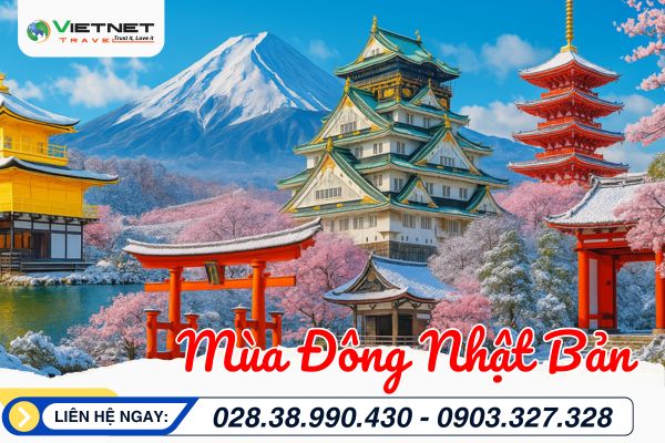 DU LỊCH NHẬT BẢN NĂM 2026: OSAKA - KYOTO - FUJI - TOKYO