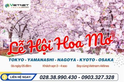 DU LỊCH NHẬT BẢN NĂM 2026: TOKYO - FUJI - NAGOYA - OSAKA