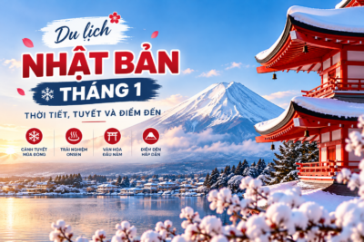 Du lịch Nhật Bản tháng 1: Thời tiết và kinh nghiệm